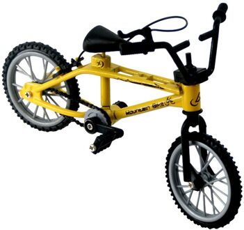 Mini Bmx Vinger Set Voor Fiets, Mini Bmx Speelgoed, Bmx Vinger, Functionele Voor Kinderen, fiets, Bmx Vinger Speelgoed geel