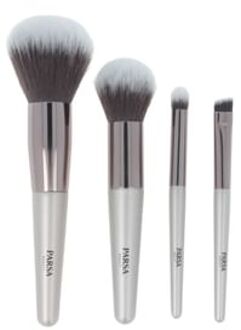 Mini Brush Set with Storage Bag Beige