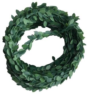 Mini buxus guirlande slinger 500 x 1 cm kunststof - Kunstplanten Groen