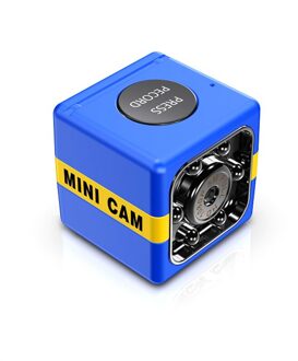 Mini Camera 1080P Auto Dvr Camera Recorder Dashcam Met Microfoon Usb Oplaadbare Nachtzicht Camcorders Ondersteuning Tf-kaart Blauw