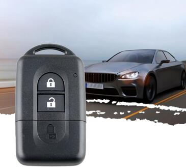 Mini Car Remote Key Case Remote Key Fob Smart Case Black Plastic Key Case Voor Nissan Qashqai X-Trail micra Note Pathfinder
