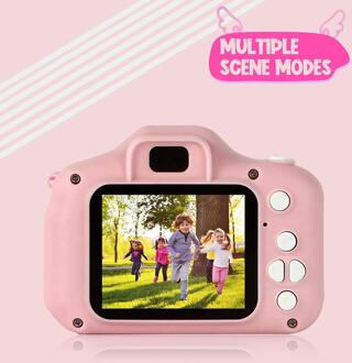 Mini Cartoon Camera Educatief Speelgoed Voor Kinderen 2 Inch Hd Screen Digitale Camera Video Recorder Camcorder Speelgoed Voor Kinderen Meisjes