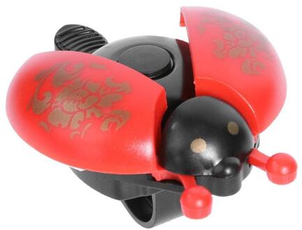 Mini Cartoon Lieveheersbeestje Fiets Bell Alarm Horn Outdoor Fietsen Bell Ring rood