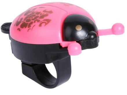 Mini Cartoon Lieveheersbeestje Fiets Bell Alarm Horn Outdoor Fietsen Bell Ring roze