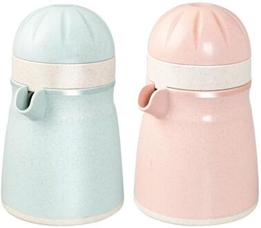 Mini Citroen Juicer Draagbare Handheld Citroen Oranje Fruit Citruspers Eenvoudige Bediening Sap Maker Willekeurige Kleur