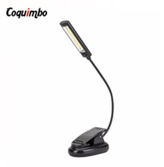 Mini COB Clip-on Verstelbare LED Leeslamp Bureaulamp Super Heldere Lamp Voor Kindle USB Tafellampen Draagbare lamp te lezen Batterij