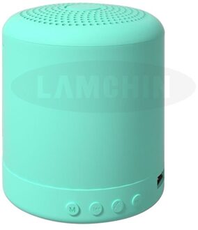 Mini Column Draadloze Bluetooth Speaker Macaron Stereo Luidspreker Waterdicht Bluetooth Speaker Voor Outdoor Douches Subwoofer groen