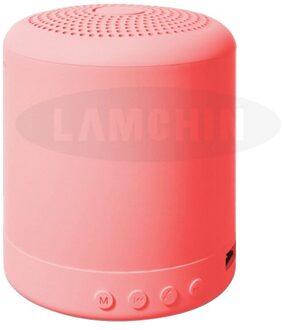 Mini Column Draadloze Bluetooth Speaker Macaron Stereo Luidspreker Waterdicht Bluetooth Speaker Voor Outdoor Douches Subwoofer roze