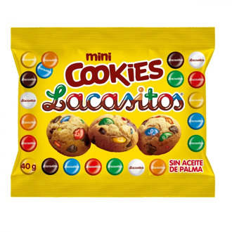 Mini Cookies Lacasitos · 40g.