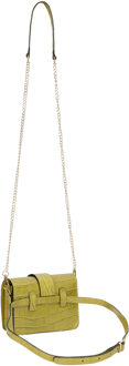 Mini-crossbodytas Dames kalk Limoengroen - One Size