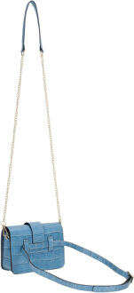 Mini-crossbodytas Dames lichtblauw