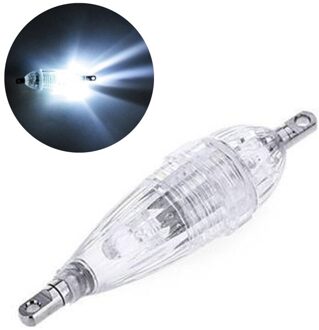 Mini Deep Onderwater Aas Lokken Lamp Gloeiende Inktvis Vis Accessoires Nacht Vissen Led Licht wit