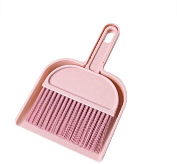 Mini Desktop Sweep Reinigingsborstel Kleine Bezem Stoffer Set #2591 A