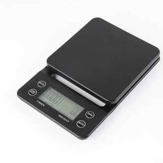 Mini Digital Kitchen Scales Timer Barista Coffee Scale Cake Baking Weight Measuring Cooking Food Scales 0.1g/3kg-5kg Two Sizes