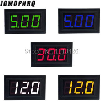 Mini Digital Voltmeter DC 4.5V to 30V Digital Voltmeter Voltage Panel Meter For 6V 12V 24V Electromobile Motorcycle Car 0.56 ''