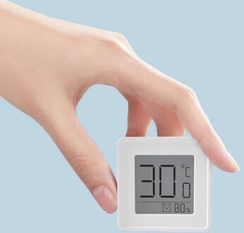 Mini Digitale Lcd Indoor Handig Babykamer Temperatuur Sensor Vochtigheid Meter Muur Gemonteerde Thermometer Hygrometer Gauge Blauw