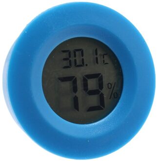 Mini Digitale Thermometer Hygrometer Temperatuur En Vochtigheid Computer Koelkast Vriezer Tester Lcd-scherm Instrument Thermometer blauw