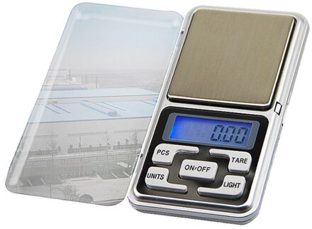 Mini Digitale Weegschaal 100/200/300/500G 0.01/0.1G Hoge Nauwkeurigheid Backlight Elektrische Pocket schaal Voor Sieraden Gram Gewicht mini 500g-0.1g