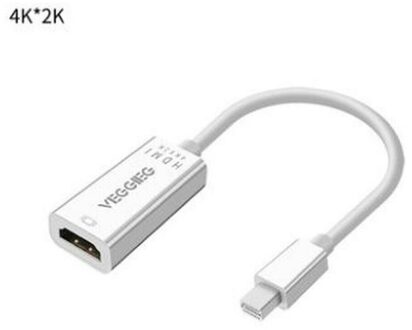 Mini DisplayPort Male to HDMI 2.0 Female Adapter Cable, 4K UHD Support, Black - small