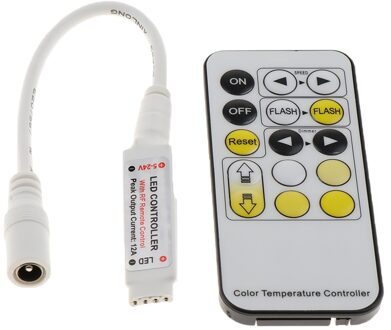 Mini Draadloze 15 Key Infrarood Ir Dimmer Controller Voor Led
