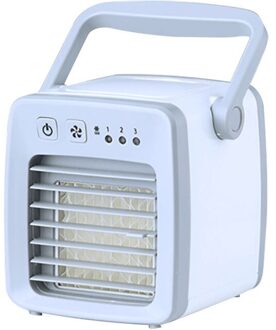 Mini Draagbare Airconditioner Moblie Luchtkoeler Usb Opladen Luchtkoeler Nano Fan Oplaadbare Airconditioning Cooling Fans # gb40 licht grijs