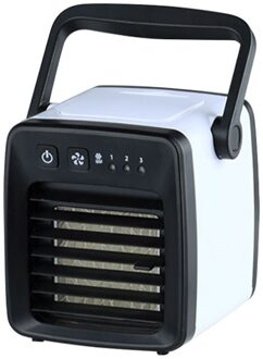 Mini Draagbare Airconditioner Moblie Luchtkoeler Usb Opladen Luchtkoeler Nano Fan Oplaadbare Airconditioning Cooling Fans # gb40 zwart