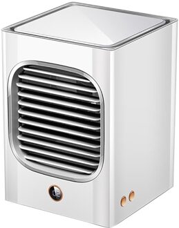Mini Draagbare Airconditioner Multifunctionele Sterilisatie Luchtbevochtiger Luchtreiniger Air Cooler Fan Hoofd Schudden Airconditioning # Gb40 wit