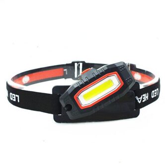 Mini Draagbare COB LED Koplamp Outdoor Camping Red-light vissen koplampen Zaklamp Fakkel