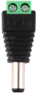 Mini Draagbare Dc 12V Plug Kabel Adapter Connector Male Voor 5050 3528 Led Connector Strip Licht Voeding