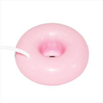 Mini Draagbare Donuts Negatieve Ionen Luchtbevochtiger Usb Luchtbevochtiger Luchtreiniger Aroma Diffuser Steam Voor Home Purifier Diffuser Stoom Roze
