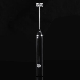 Mini Draagbare Elektrische Mixer Melk Ei Frother Foamer Whisk Stirrer Beater Mini Blender Mixer Handheld Schuim Maker zwart