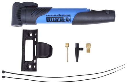 Mini Draagbare Hoge Sterkte Plastic Fiets Luchtpomp Bike Tire Inflator Super Licht Accessoires Mtb Racefiets Fietsen Pomp blauw