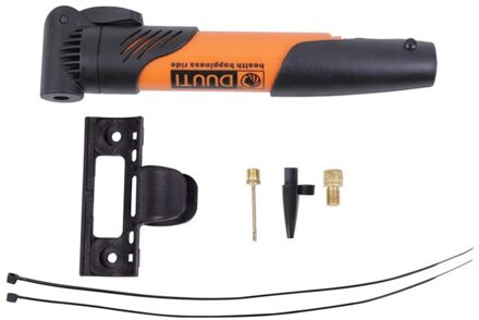 Mini Draagbare Hoge Sterkte Plastic Fiets Luchtpomp Bike Tire Inflator Super Licht Accessoires Mtb Racefiets Fietsen Pomp oranje