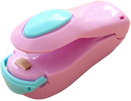 Mini Draagbare Huishoudelijke Voedsel Sealer Vacuüm Plastic Zak Warmte Sluitmachine Sluiten Capper Voedsel Saver Opslag paars