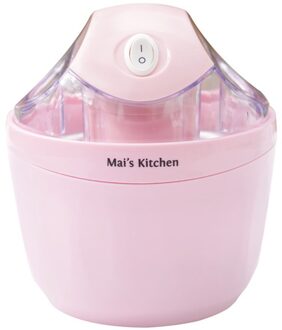 Mini Draagbare Ijs Machine 500Ml Thuis Automatische Diy Ijs Machine Dessert Maker Tool Roze