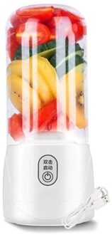 Mini Draagbare Juicer Oranje Usb Elektrische Mixer Fruit Smoothie Blender Voor Machine Persoonlijke Sapcentrifuge wit