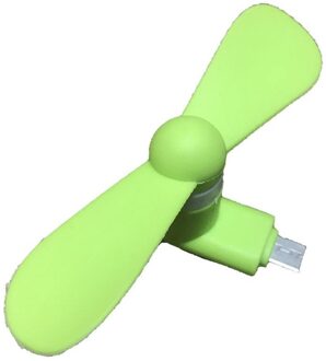 Mini Draagbare Lage Stem Voor Mobiele Telefoon Ventilator Radiator Koelventilator 5V Lichtgewicht Draagtas Voor Android Smartphones Fan camera groen