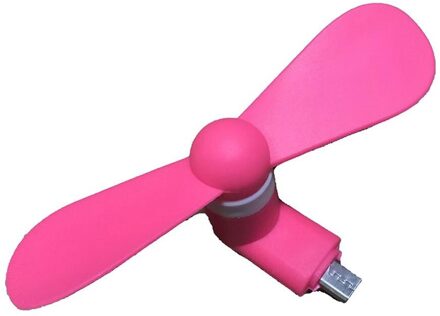 Mini Draagbare Lage Stem Voor Mobiele Telefoon Ventilator Radiator Koelventilator 5V Lichtgewicht Draagtas Voor Android Smartphones Fan camera roos rood