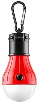 Mini Draagbare Lantaarn Tent Licht 3 Modes Led Lamp Emergency Lamp Hand-Held Werk Licht Waterdicht Opknoping Haak Camping flashligh rood