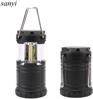 Mini Draagbare LED Tent Licht Stretch Outdoor Camping Lantaarn Wandelen Lamp 3 COB LED Waterdicht Camping Licht Aangedreven Door 3 * AAA