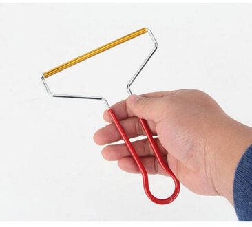 Mini Draagbare Lint Remover Fuzz Stof Scheerapparaat Voor Tapijt Wollen Jas Kleren Fluff Stof Scheerapparaat Brush Tool Fur Remover Plus-rood