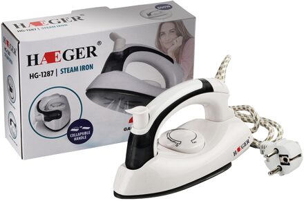 Mini Draagbare Opvouwbare Elektrische Stoomstrijkijzer Voor Kleding Met 3 Versnellingen Teflon Grondplaat Handheld Flatiron Voor Home Reizen UK