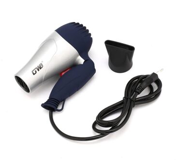 Mini Draagbare Opvouwbare Handvat Compact 1500W Föhn Föhn Wind Laag Geluidsniveau Lange Levensduur Voor Outdoor Reizen sliver