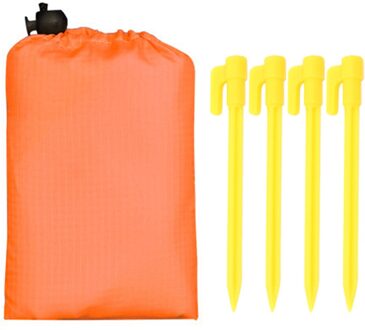 Mini Draagbare Pocket Camping Mat Deken Outdoor Waterdichte Vochtwerende Picknick Opvouwbare Strand Mat Klimmen Slaapmat geel
