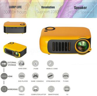 Mini Draagbare Pocket Projector Hd 1080P Lcd Movie Video Home Theater Hdmi Usb AS99 EU
