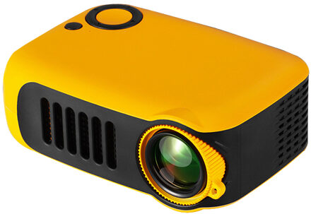 Mini Draagbare Projector 800 Lumen Eye-Verzorgende 1080P Lcd 50,000 Uur Levensduur Lamp Home Theater Video Projector Ondersteuning power Bank oranje US