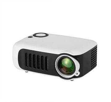 Mini Draagbare Projector 800 Lumen Eye-Verzorgende 1080P Lcd 50,000 Uur Levensduur Lamp Home Theater Video Projector Ondersteuning power Bank wit EU