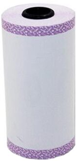 Mini Draagbare Thermische Printer Papier Foto Pocket Thermische Printer Afdrukken Draadloze Bluetooth Printers 57X30Mm Thermisch Papier # p45 Paars