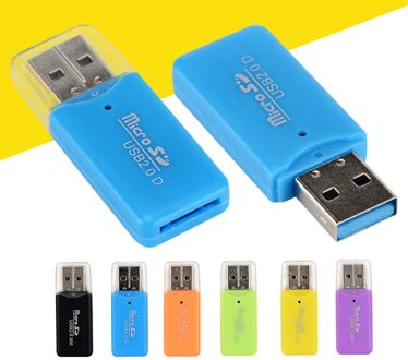 Mini Draagbare Usb 3.0 Multi Smart Geheugenkaartlezer Adapter Kaartlezer Tf 2.0 Voor Micro Sd/Tf microsd Computer Laptop
