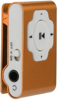 Mini Draagbare Usb Mp3 Player Ondersteuning Micro Sd Tf Card 32Gb Sport Muziek Media Mp3 Bluetooth Radio Fm Usb mp3 Speler Oranje